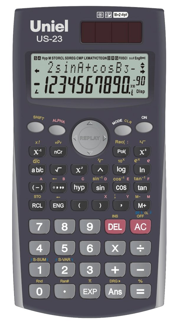Калькулятор UNIEL US-23 240 функций научный