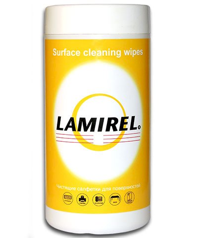 Чистящие салфетки Lamirel для поверхностей в тубе 100 штук
