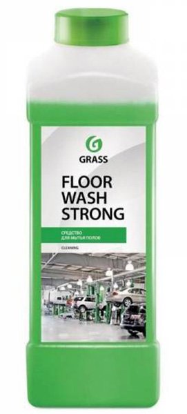 ГРАСС Floor wash strong Щелочное средство для мытья пола, 1 литр, 12 штук