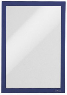 Рамка информационная самоклеящаяся Durable Duraframe, А4, синий - фото №1
