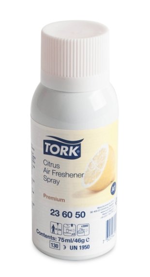 Освежитель воздуха для диспенсера Tork, цитрусовый аромат, 75 мл