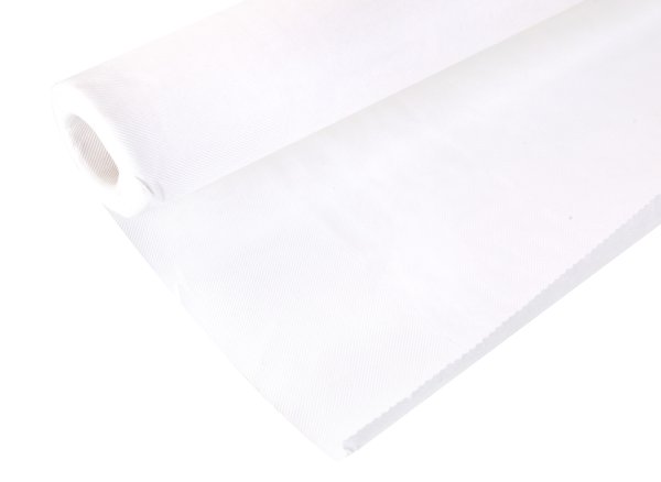 Скатерть рулонная, бумажная, 1,18х10 м, белая