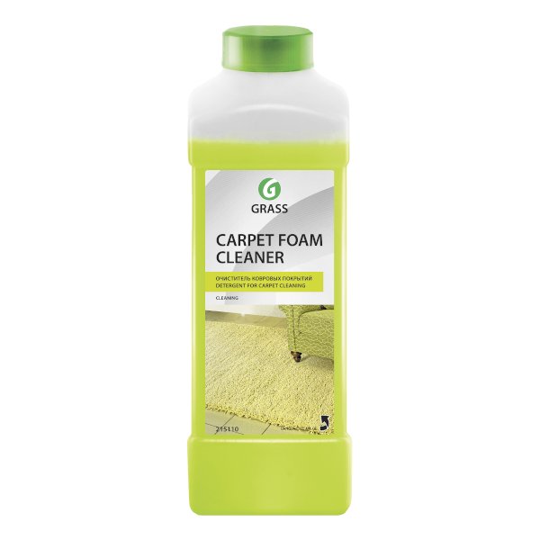 ГРАСС Carpet Foam Cleaner Очиститель ковровых покрытий 1л *12
