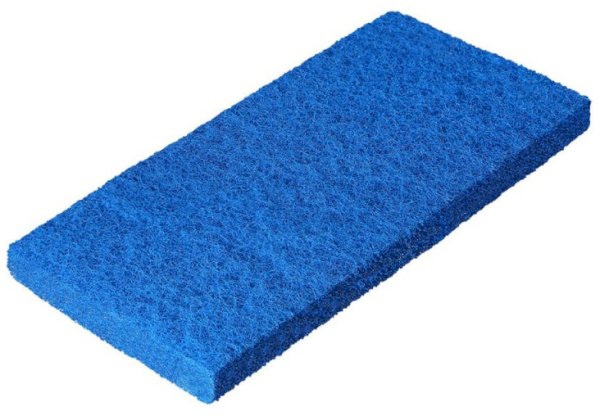 Пад абразивный Terso, 12х25х2,5 см, синий