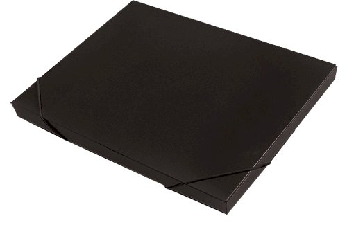 Папка-короб на резинке Expert Complete, A4, 15 мм, до 170 листов, черная