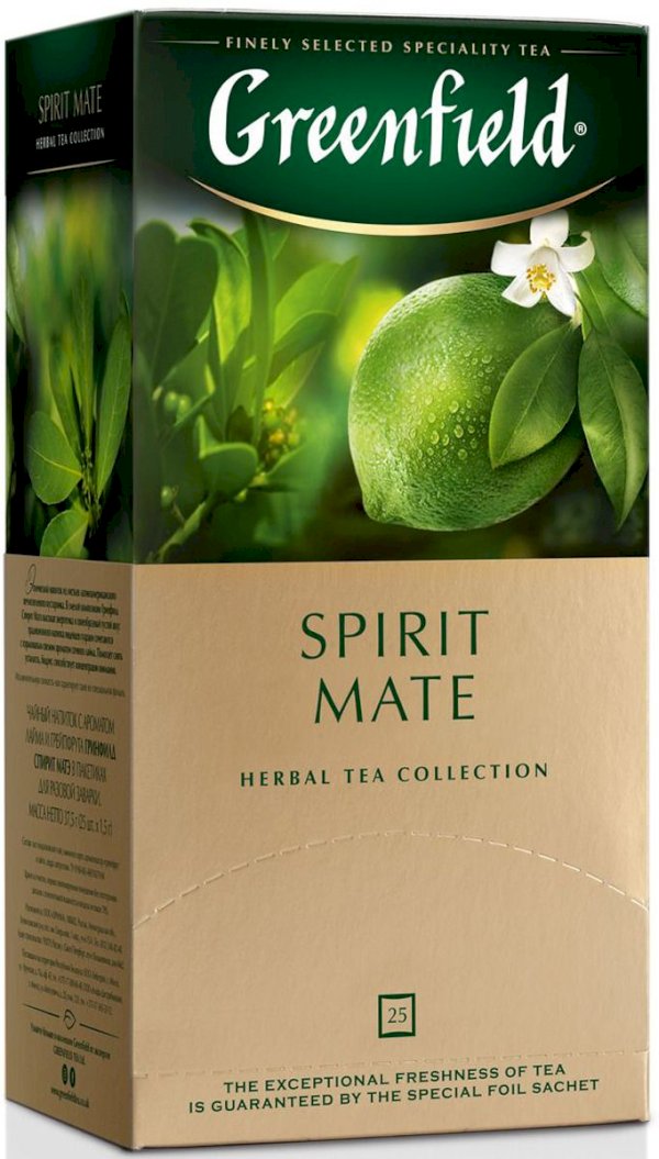 Чай травяной Greenfield Spirit Mate, 25 пакетиков в упаковке, 10 упаковок