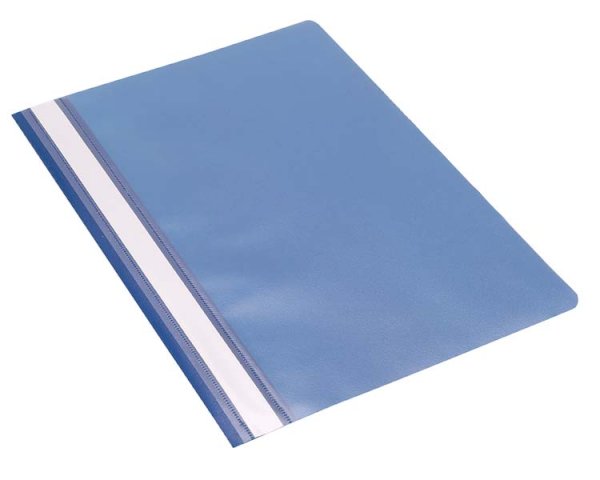 Папка-скоросшиватель Workmate Simple Things, А4, 120 мкм, синяя, 25 штук в упаковке - фото №1