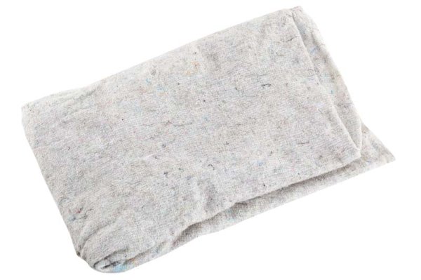 Ткань для пола нетканая (холстопрошивное полотно белое), ширина 160 см, 50 м в рулоне