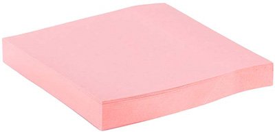 Блок самоклеящийся 76x76 мм, 80 листов, розовый