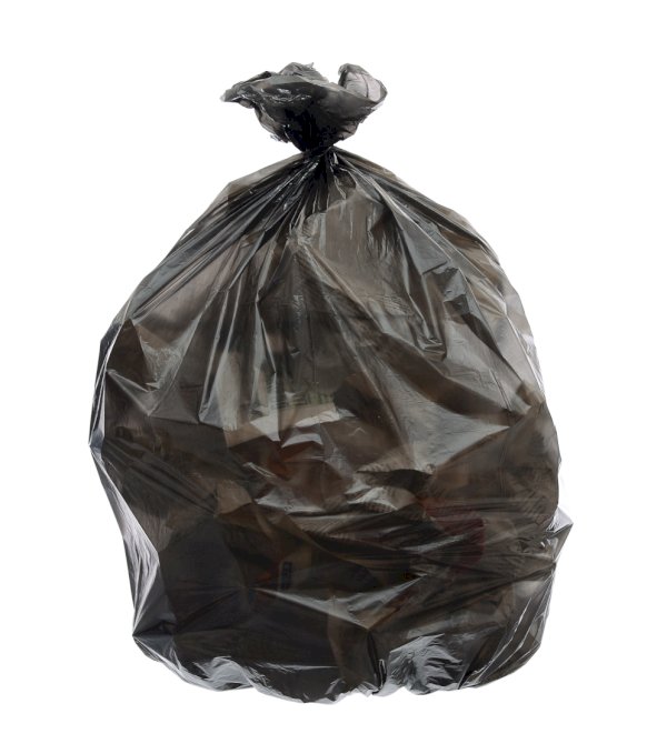 Мешки для мусора Optiline, 60 литров, 60х80 см, 10 мкм, черные, 25 штук в рулоне, 1000 штук в коробке
