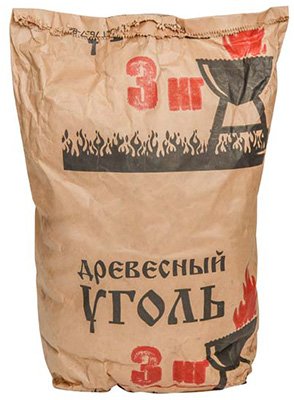 Уголь древесный 3 кг/мешок