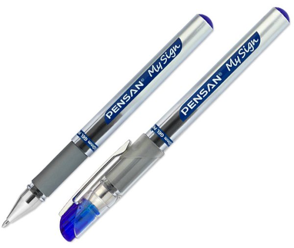 Ручка-роллер PenSan My Sing Gel, синяя, узел 1 мм, линия 0,7 мм