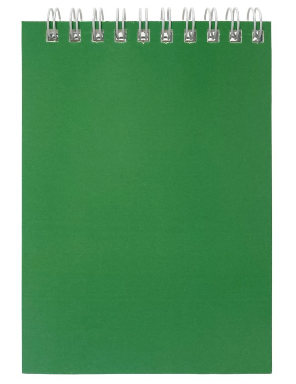 Блокнот А6 Workmate Для конференций, 60 листов, на гребне, зеленый - фото №1