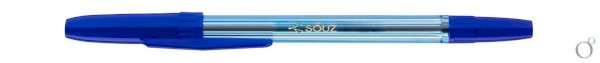 Ручка шариковая Союз, синяя, диаметр шарика 1 мм, толщина письма 0,7мм, 50 штук