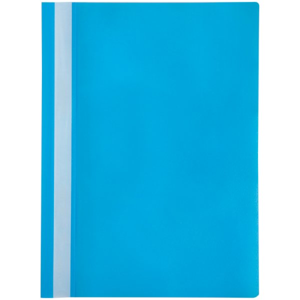 Папка-скоросшиватель, А4, 120 мкм, голубая *20