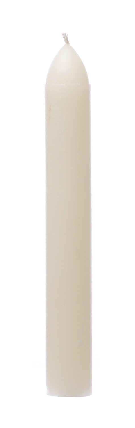 Свеча хозяйственная, диаметр 2 см, высота 14,5 см, белая, 280 штук