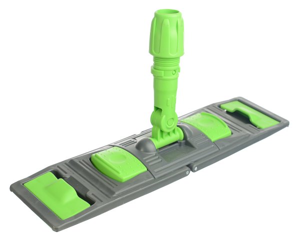 Держатель мопов пластиковый универсальный, зеленый, 40х11 см - фото №1