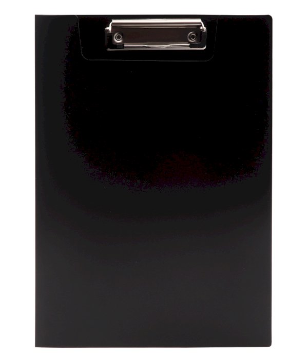 Планшет Workmate А4, с зажимом, 1000 мкм, пластик, черный, с крышкой - фото №1