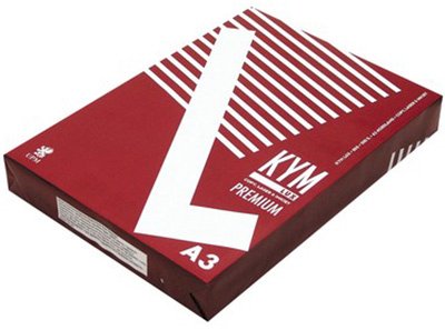 Бумага А3 KYM LUX Premium, 80 г/кв.м, 500 листов в пачке, 5 пачек в коробке