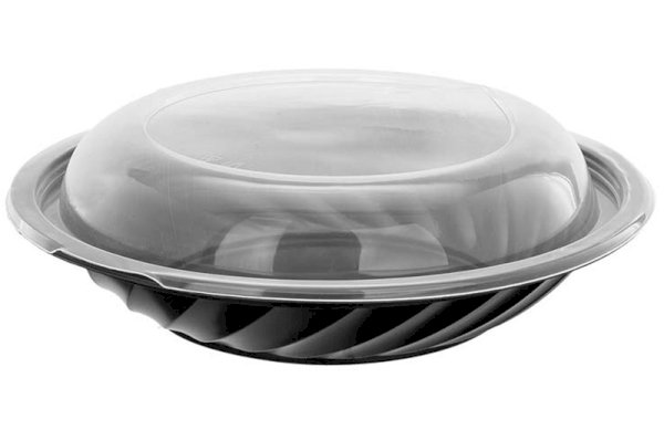 Тарелка Guillin, диаметр 220 мм, высота 43 мм, черная, в упаковке 210 штук