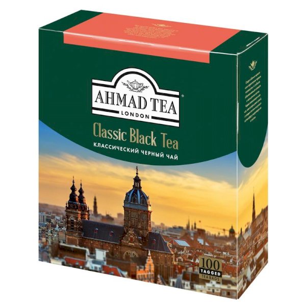Чай черный Ahmad Classic 100 пак/упак *8