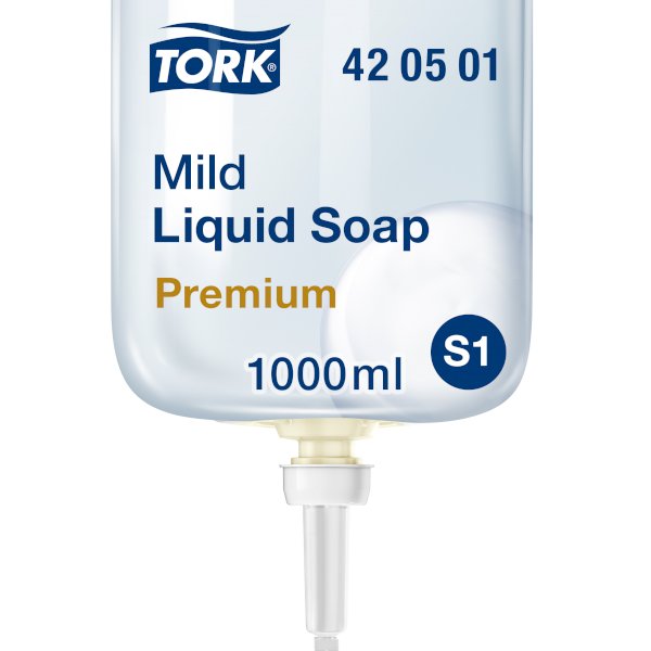 Жидкое мыло Tork S1 Premium 1 л - фото №1