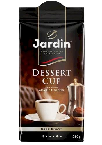 Jardin Dessert Cup, 250 г, кофе молотый, жареный, премиум, 12 штук в упаковке