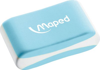 Мягкий ластик Maped Essentials Soft, ассорти, 40 штук - фото №1