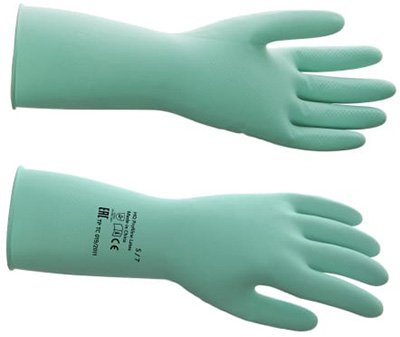 Перчатки латексные HQ Profiline, размер S, зеленые, 50 пар