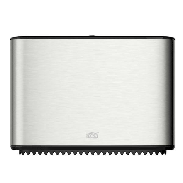 Диспенсер для туалетной бумаги Tork Elevation Mid-size в мини-рулонах, черный металлик - фото №1