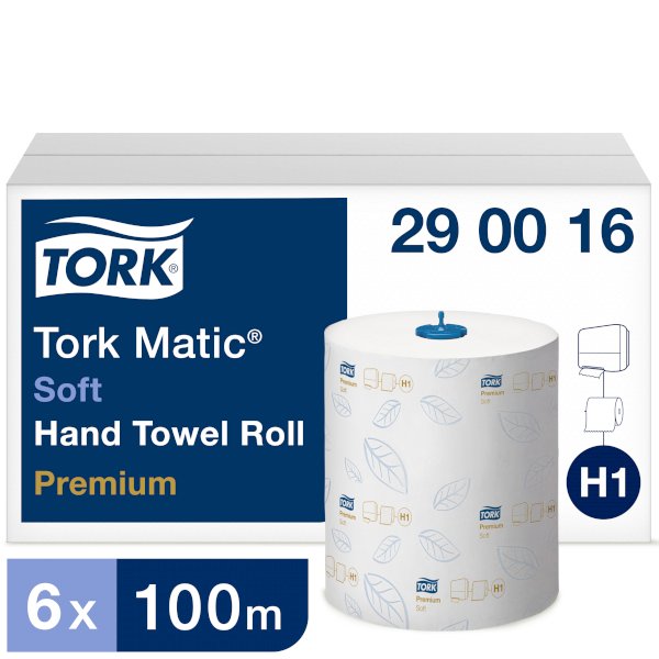 Полотенца бумажные Tork Matic Soft 2-слойные рулон 100 м