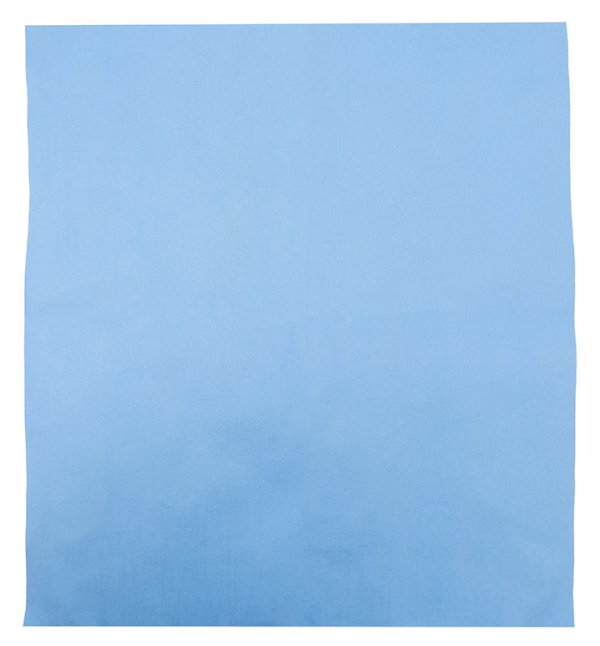 Салфетка из нетканой микрофибры (микроспан), 35х40 см, 100 г/м2, синяя - фото №1