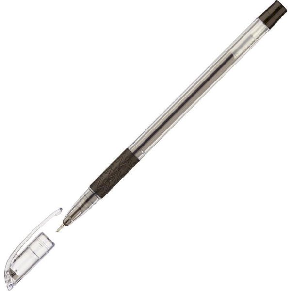 Ручка гелевая Pentel K405С, черная, манжета, 0,25 мм