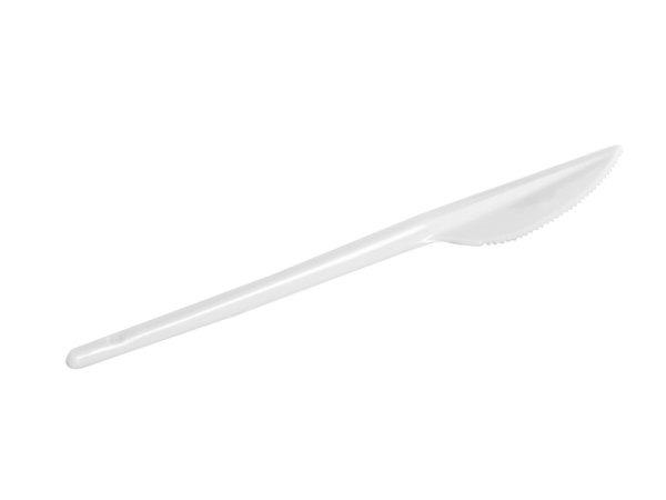 Нож столовый Диапазон, 165 мм, белый, 100 штук в упаковке