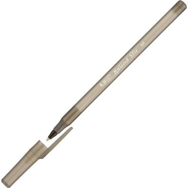 Ручка шариковая BiC Round Stic, черная, 0,4 мм, масляная