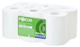 Полотенца бумажные Focus Extra Quick, 1-слойная, втулка 50 мм, белые, 200 метров