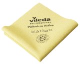Салфетка ПУРмикро Актив Vileda, 38х35 см, желтая, 5 штук в упаковке