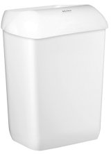 Корзина для мусора Veiro MidBIN, 23 литра, без крышки, пластик, белый, 6 штук