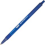 Ручка шариковая автоматическая BiC Round Stic Clic, масляная, синяя, 0,4 мм