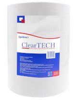 Протирочный нетканый материал ClearTECH Optiline, плотность 60 г/м2, белый