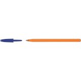 Ручка шариковая BiС Orange, синяя, 0,35 мм, оранжевый корпус