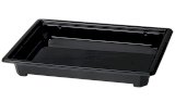 Контейнер дно для суши СП-19, 188х134х30 мм, черный, в коробке 420 штук
