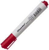 Маркер для белой доски Silwerhof Prime, скошенный наконечник, линия 2-5 мм, красный