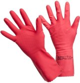 Перчатки резиновые Vileda, многоцелевые, размер M, красные