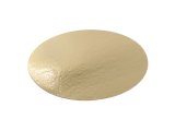 Подложка ламинированная круглая, диаметр 260 мм, золото, 1-сторонняя, 100 штук