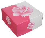 Крышка для коробки для торта на 1 кг "Роза", 210х210х100 мм, 200 штук в коробке