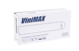 Перчатки виниловые неопудренные ViniMax, размер L, прозрачные, 100 штук