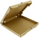 Коробка под пиццу Т-22Е, 310х310х40 мм, бурая, 50 штук