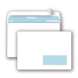 Конверт почтовый BusinessPost C5 (162x229 мм), белый, удаляемая лента, правое окно, 50 штук в упаковке
