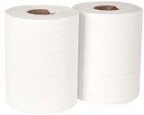 Полотенца бумажные с центральной вытяжкой Veiro Professional Comfort KP208, 2-слойные, белые, 100 метров, 6 рулонов в упаковке